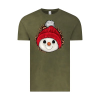 Vintage Olive snowman Vintage Tee - JahusDesignShop