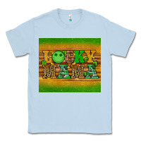 Dusty Blue st patricks day lucky mama Classic Tee - Artiststas