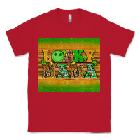Red st patricks day lucky mama Classic Tee - Artiststas