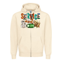 Sandshell service mode on Zipper Hoodie - NancyCooperArtShop