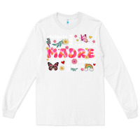 White ella es mama Long Sleeve Tee - JahusDesignShop