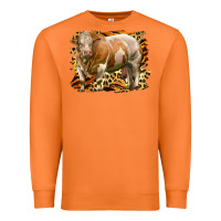 Carrot western simmental bull Premium Sweatshirt - LillyAllenDesigns
