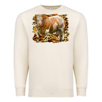Sandshell western simmental bull Premium Sweatshirt - LillyAllenDesigns