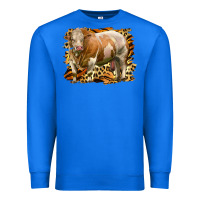 True Royal western simmental bull Premium Sweatshirt - LillyAllenDesigns