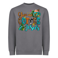Storm gıve me coffee and jesus Heavyweight Sweatshirt - AdoDesignShop