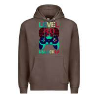 Coffee Level 40 Unlocked Premium Hoodie - Bettercallsaul