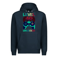 Navy Level 40 Unlocked Premium Hoodie - Bettercallsaul