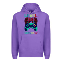 Purple Level 40 Unlocked Premium Hoodie - Bettercallsaul