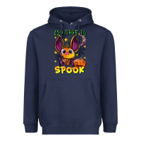 Navy too cute to spook Heavyweight Hoodie - LillyAllenDesigns