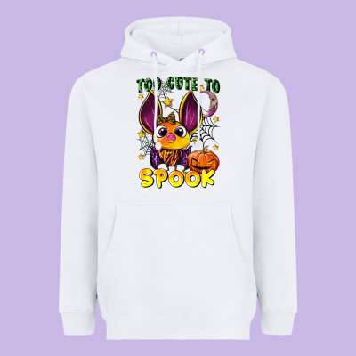 Too Cute To Spook Heavyweight Hoodie Designed By Lillyallendesigns