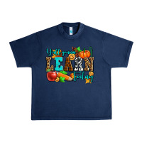 Navy y'all gonna learn today pumpkin and pen Urban Heavy Tee - AdoDesignShop