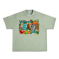 Oil Green y'all gonna learn today pumpkin and pen Urban Heavy Tee - AdoDesignShop