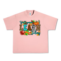 Salmon y'all gonna learn today pumpkin and pen Urban Heavy Tee - AdoDesignShop