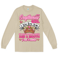 Mushroom As A Sagittarius Girl I Was Born With My Heart On My Sleeve And  Mouth Long Sleeve Tee - Jasminsmagicworld