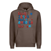 Coffee love jesus and america too Premium Hoodie - JahusDesignShop