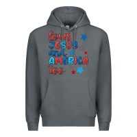 Rock love jesus and america too Premium Hoodie - JahusDesignShop