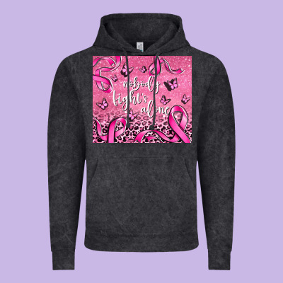 Nobody Fight's Alone Vintage Hoodie Designed By Adodesignshop