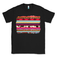 Black aztec western leopard cowhide background Classic Tee - AdoDesignShop