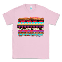 Bubblegum Pink aztec western leopard cowhide background Classic Tee - AdoDesignShop