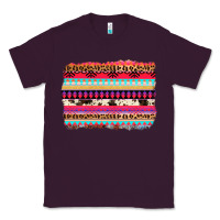Plum aztec western leopard cowhide background Classic Tee - AdoDesignShop