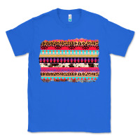 True Royal aztec western leopard cowhide background Classic Tee - AdoDesignShop