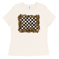 Bone racing leopard background Ladies Tee - RanaPortraitStore