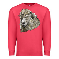 Cardinal lincoln sheep head Premium Sweatshirt - LillyAllenDesigns