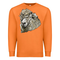 Carrot lincoln sheep head Premium Sweatshirt - LillyAllenDesigns