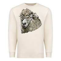 Sandshell lincoln sheep head Premium Sweatshirt - LillyAllenDesigns