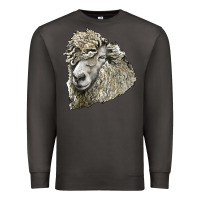 Smoke lincoln sheep head Premium Sweatshirt - LillyAllenDesigns