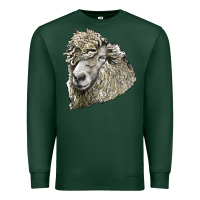 Sports Green lincoln sheep head Premium Sweatshirt - LillyAllenDesigns