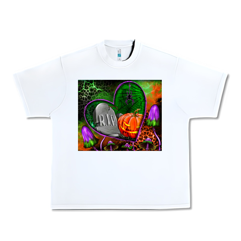 Halloween Heart Mouse Pad Urban Heavy Tee by BundleAndBundleShop | Teevron