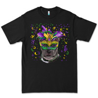 Black mardi gras  mask pitbull Premium Tee - RanaPortraitStore