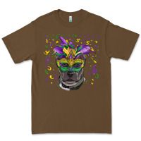 Cacao mardi gras  mask pitbull Premium Tee - RanaPortraitStore