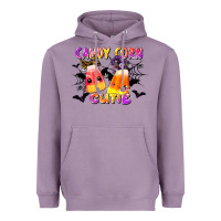 Lavender candy corn cute Heavyweight Hoodie - LillyAllenDesigns