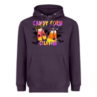 Plum candy corn cute Heavyweight Hoodie - LillyAllenDesigns