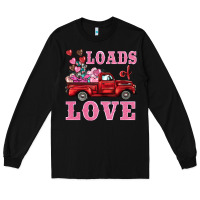 Black loads of love truck Long Sleeve Tee - BarkalooDesign
