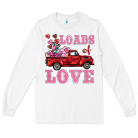 White loads of love truck Long Sleeve Tee - BarkalooDesign