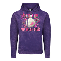 Cloud Purple in october we wear pink volleyball Vintage Hoodie - AdoDesignShop