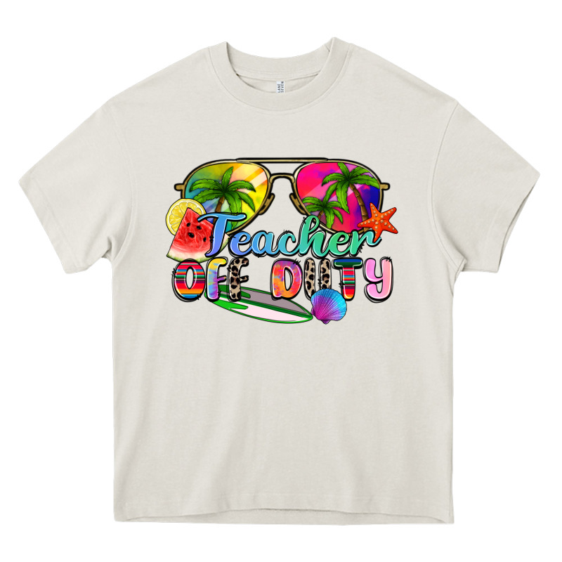 Teacher Off Duty Heavy Core Tee by Zillion Design Studio | Teevron