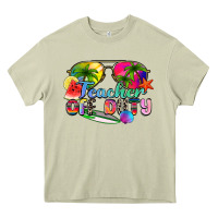 Mossy teacher off duty Heavy Core Tee - Zillion Design Studio