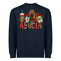 Navy lady of guadalupe abuela coffee cups Heavyweight Sweatshirt - Jasminsmagicworld