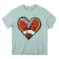 Arona football heart Heavy Core Tee - texasbilliewilder