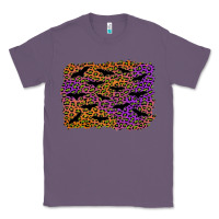 Lavender halloween leopard bat background Classic Tee - AdoDesignShop