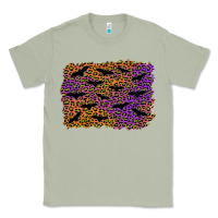 Matcha halloween leopard bat background Classic Tee - AdoDesignShop