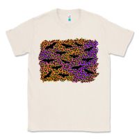 Natural halloween leopard bat background Classic Tee - AdoDesignShop