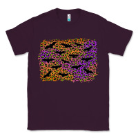 Plum halloween leopard bat background Classic Tee - AdoDesignShop