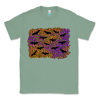 Sage halloween leopard bat background Classic Tee - AdoDesignShop