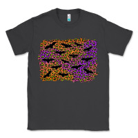 Smoke halloween leopard bat background Classic Tee - AdoDesignShop