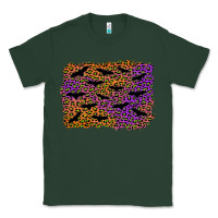 Sports Green halloween leopard bat background Classic Tee - AdoDesignShop